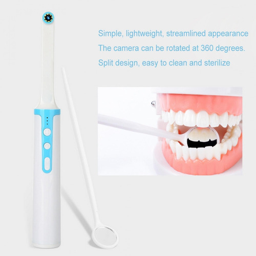 Dental Oral Intraoral Cámara 2.4ghz 1080p Wifi Endoscopio Te