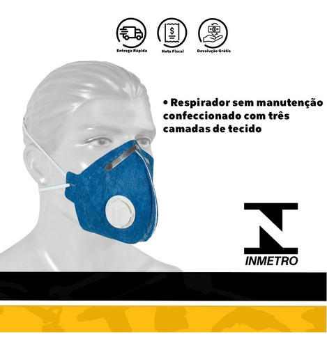 Pulverizador Spray 500ml Perfect + Máscara Respirador Saúde