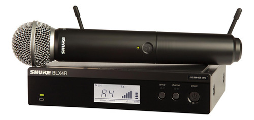 Sistema De Micrófono Inalámbrico Shure Blx24r/sm58 Con Bater