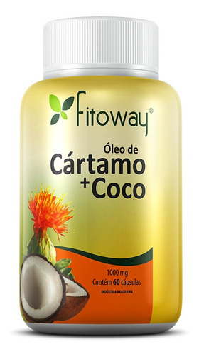 Oleo De Cartamo + Coco Fitoway 60 Caps