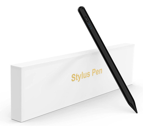 Lapiz Optico Stylus Para iPad Magnetico Sensible Negro