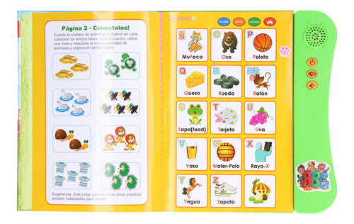 Libro De Sonidos En Español, Lenguaje Electrónico, Números D