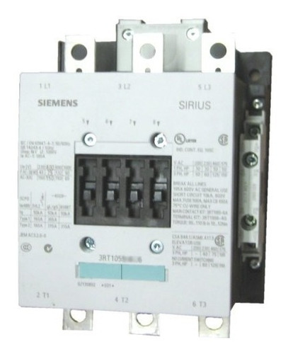 Siemens Contactor De Potencia 115a 55 Kw  