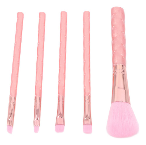 Juego De Brochas De Maquillaje Suaves, 5 Piezas, Brochas Cos