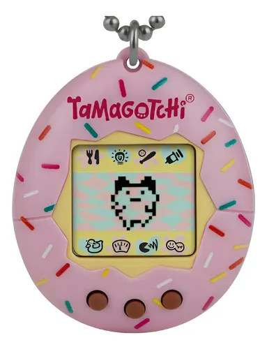 BANDAI Tamagotchi Original Lightning – Mascota Virtual Clásica En Azul, Con Cadena Y Pilas CR2032 Incluidas, Para Niños A Partir De 8 Años