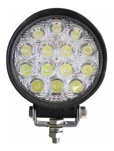 Faro Auxiliar Led Proyector Spot Flood 14 Led 42w Off Road