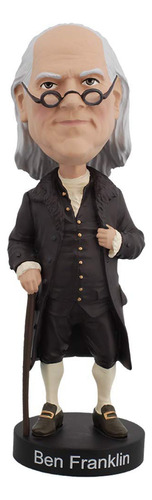 Figura Bobblehead Benjamin Franklin Realista Y Detallada