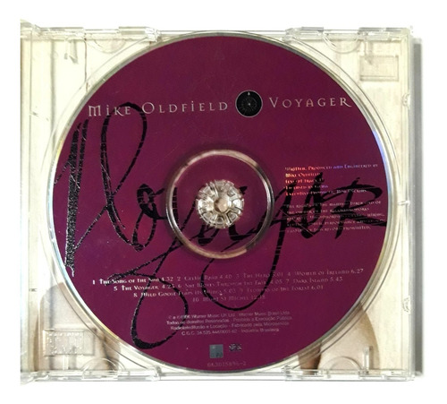 Imagen 3 de 6 de Cd Mike Oldfield Voyager Ed Brasil 1998 Como Nuevo Oka