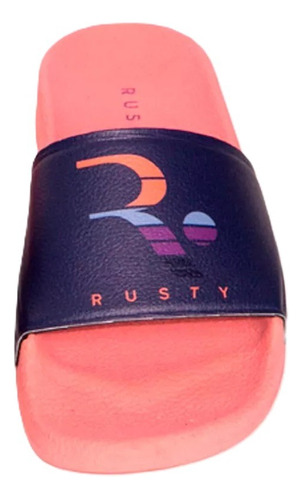 Ojotas Rusty Suntripes Slide Mujer