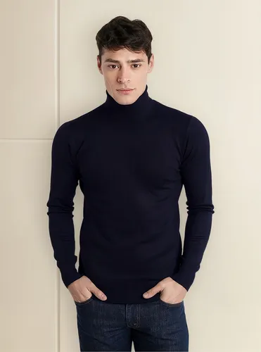Sweater Polera Hombre Invierno Lana Mercerizada Premium