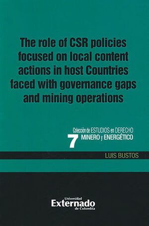 Libro The Role Of Csr Policies Focused On Local Con Original