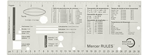 Mercer Culinary Mercer Rules Spanish Version Culinary Tool