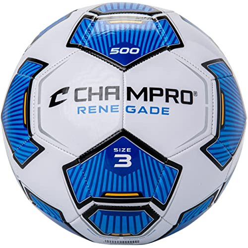Champro Renegade Soccer Ball, Tamaño 4, Royal