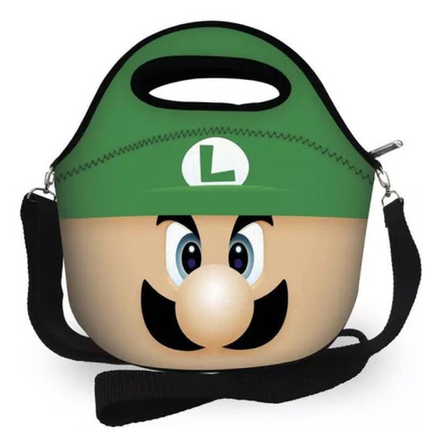 Bolsa Lancheira Térmica Escolar Infantil - Mario Luigi