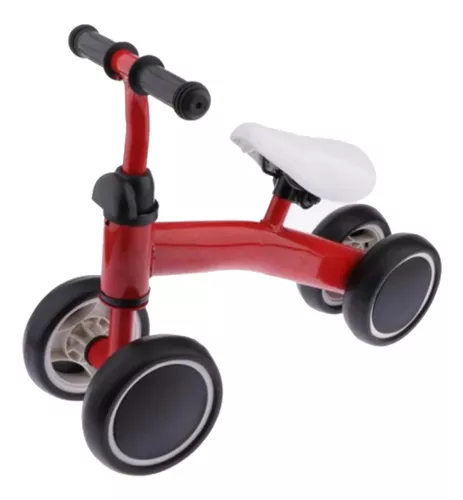 Triciclo Infantil Com Empurrador Motoca Passeio Vermelho