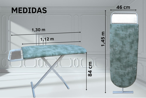 Imagen 3 de 10 de Tabla Planchar Extra Grande Plegable Reforzada - Disentino®