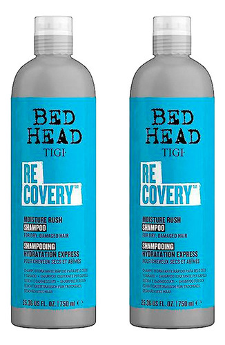 2 Shampoo Y Acondicionador Cabello Seco Tigi Bed Head 750ml