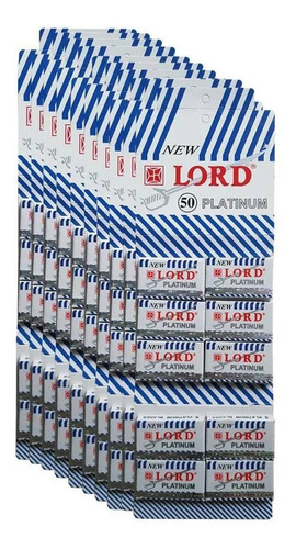 Imagem 2 de 3 de 10 Cartelas Lord Platinum - 500 Lâminas