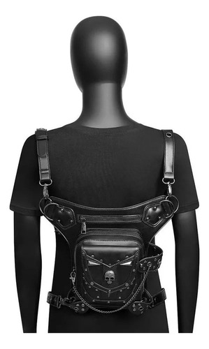 // Riñonera Steampunk De Estilo Retro, Riñonera De Cuero