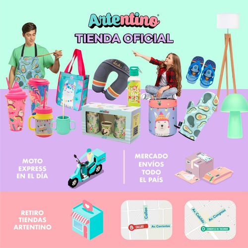 Imagen 2 de 2 de Mate Diseño Set Regalo Original Mujer Hombre Artentino