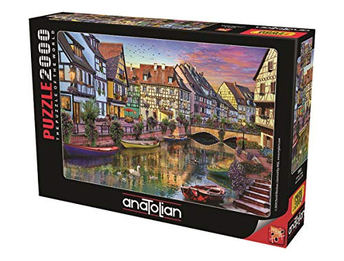 Anatolian Puzzle - Canal De Colmar - 2000 Piece Jigsaw Puzzl