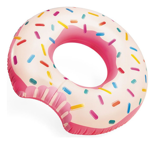 Flotador Inflable Pileta Intex Rueda Donut Glaseada 94 Cm