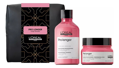 Set Fortalecedor L'oréal Largos Pro Longer Shampoo + Máscara