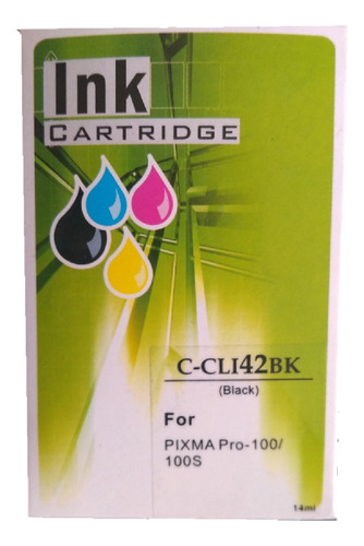 Tinta Compatible Canon Cli-42 Negro Pixma Pro-100 6384b009aa