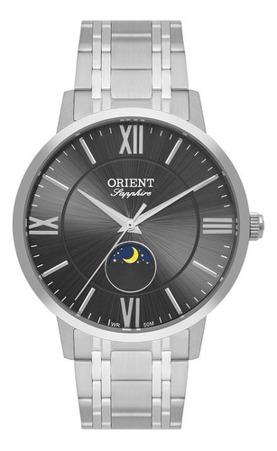 Relógio Orient Masculino Mbss0009 P3sx Prateado 4,1 Cm