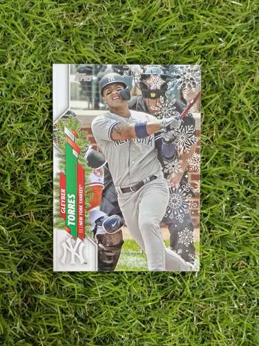 Cv Gleyber Torres 2020 Topps Holiday Navideña Yankees 