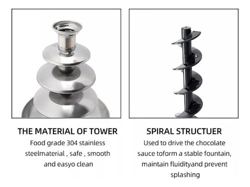 Fuente De Chocolate Founde Fountain 4 Niveles