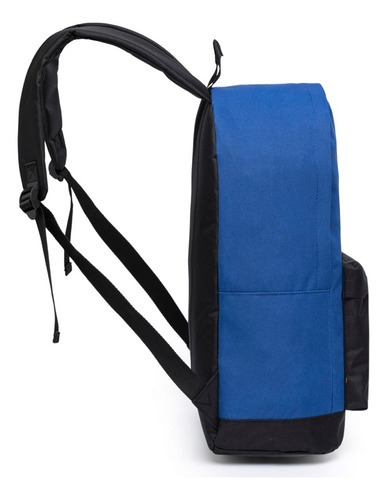 Mochila Onbongo Escolar Faculdade Notebook Cor Azul Desenho Do Tecido Lisa