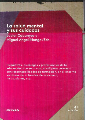 Libro La Salud Mental Y Sus Cuidados De Javier Cabanyes Migu