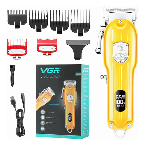 Máquina Cortadora De Cabello Profesional Barberos Vgr V-092