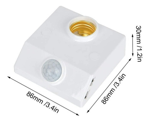 Sensor De Movimiento Pir Con Soquete E27, 220v