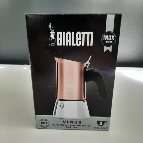 Bialetti Venus 2 Cups Cafetera Italiana Acero Inoxidable