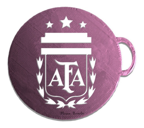 Afa Stencil - Plantillas 8 Cm Cafe Reposteria Futbol Escudo