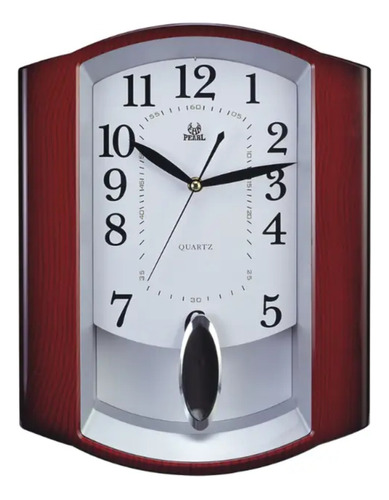 Reloj Elegante De Pared Pearl Con Pendulo