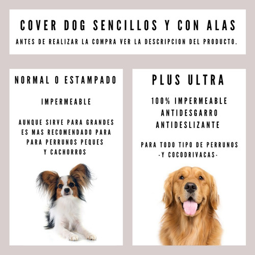 Seat Cover Forro Protector Alas Sillas Para Carro Mascotas