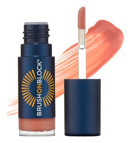 Brush On Block Aceite De Labios Con Proteccion Solar, Protec