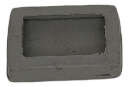 Imagen 2 de 2 de Goma Cubre Pedal De Freno Siambretta 125 Std 125 Ld Gris