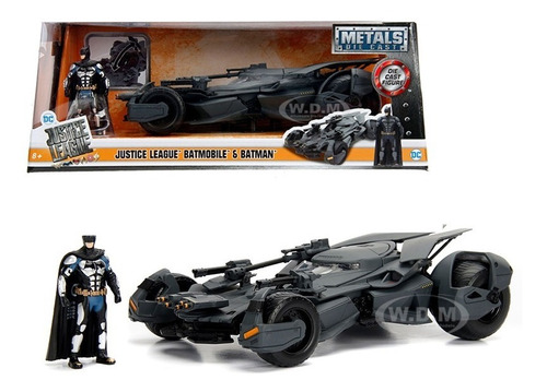 Vehiculo Batman, Batimovil Metalico + Figura Batman