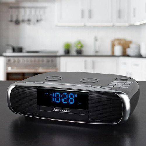 Sistema De Música Hifi Studebaker Sb5050 Con Bluetooth Y Cd