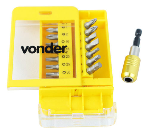 Jogo De Bits Parafusadeira Bosch Makita Dewalt Vonder 1/4