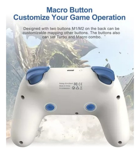 Controlador De Juego Inalámbrico Pxn P50 Gamepad Joystick Pa