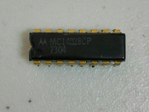 Circuito Integrado Cmos Mc14028cp [310] (2$)