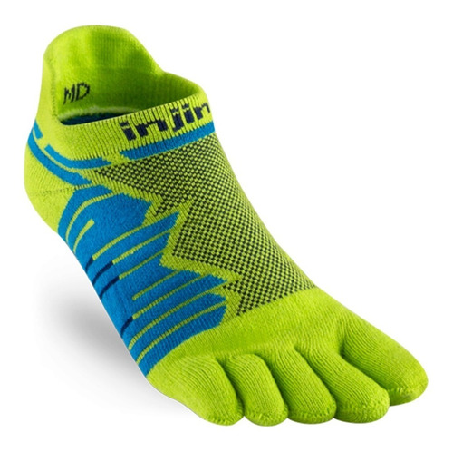 Medias Running Injinji Ultra Run Original No-show Green 