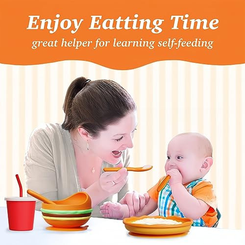 Baberos De Silicona O'doe Baby Led Weaning Supplies, Juego D