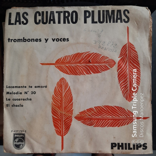 Simple Sobre Las Cuatro Plumas Trombones Y Voces Philips C14