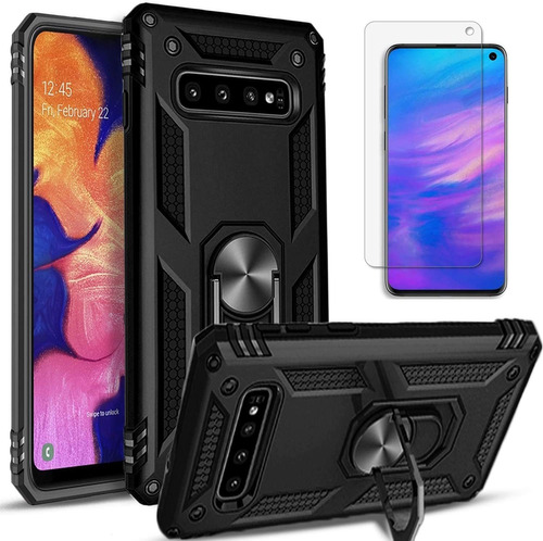 Funda + Protector De Pantalla Samsung Galaxy S10e | Negro